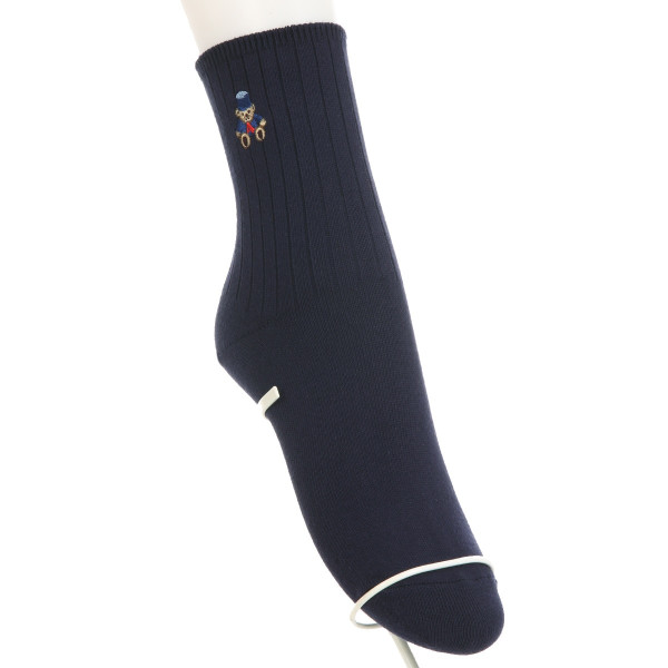 Aquascutum クルーソックス・レギュラーソックス ハットベア刺繍
