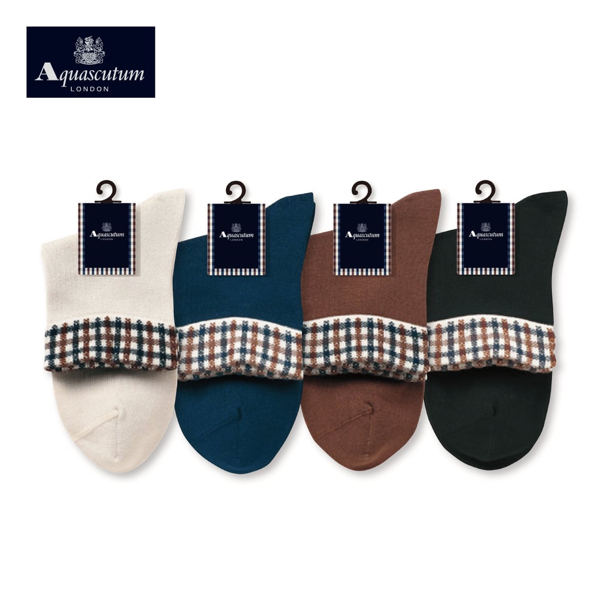 Aquascutum スニーカーソックス・くるぶしソックス 【在庫限り