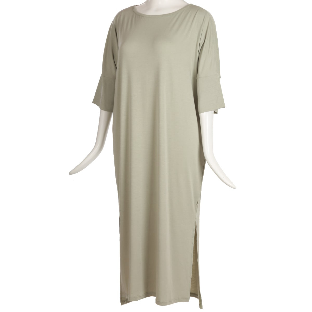 Clear Beauty Active トップス 【ウェルネス】ゆったり5分袖 ロング