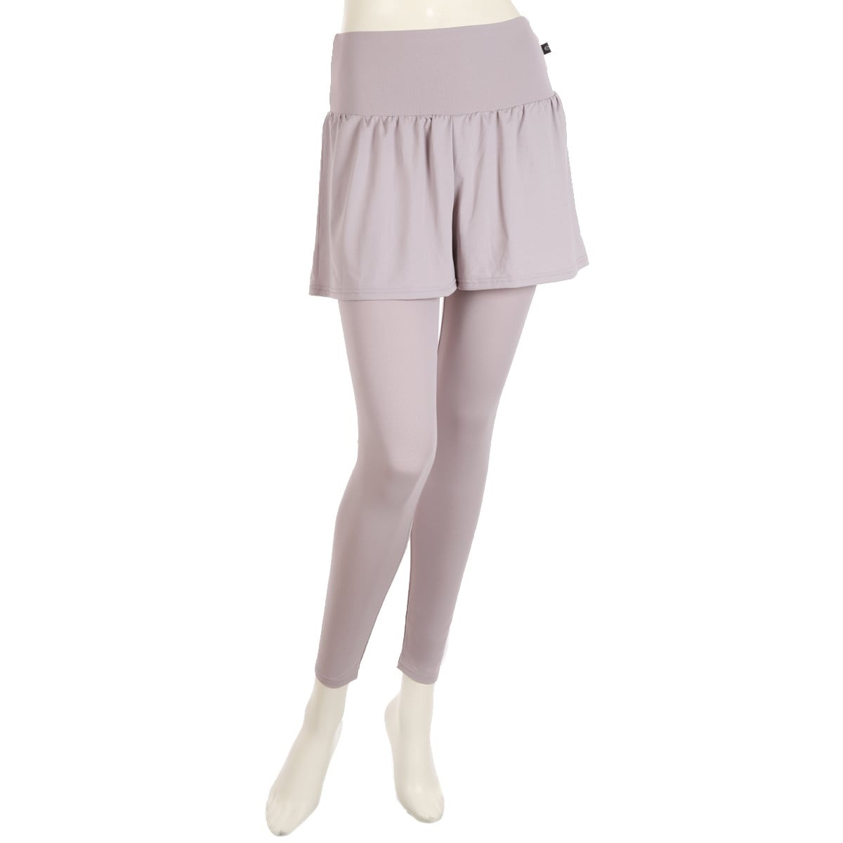 Clear Beauty Active スポーツボトムス 【YOGA】重ね着風 10分丈