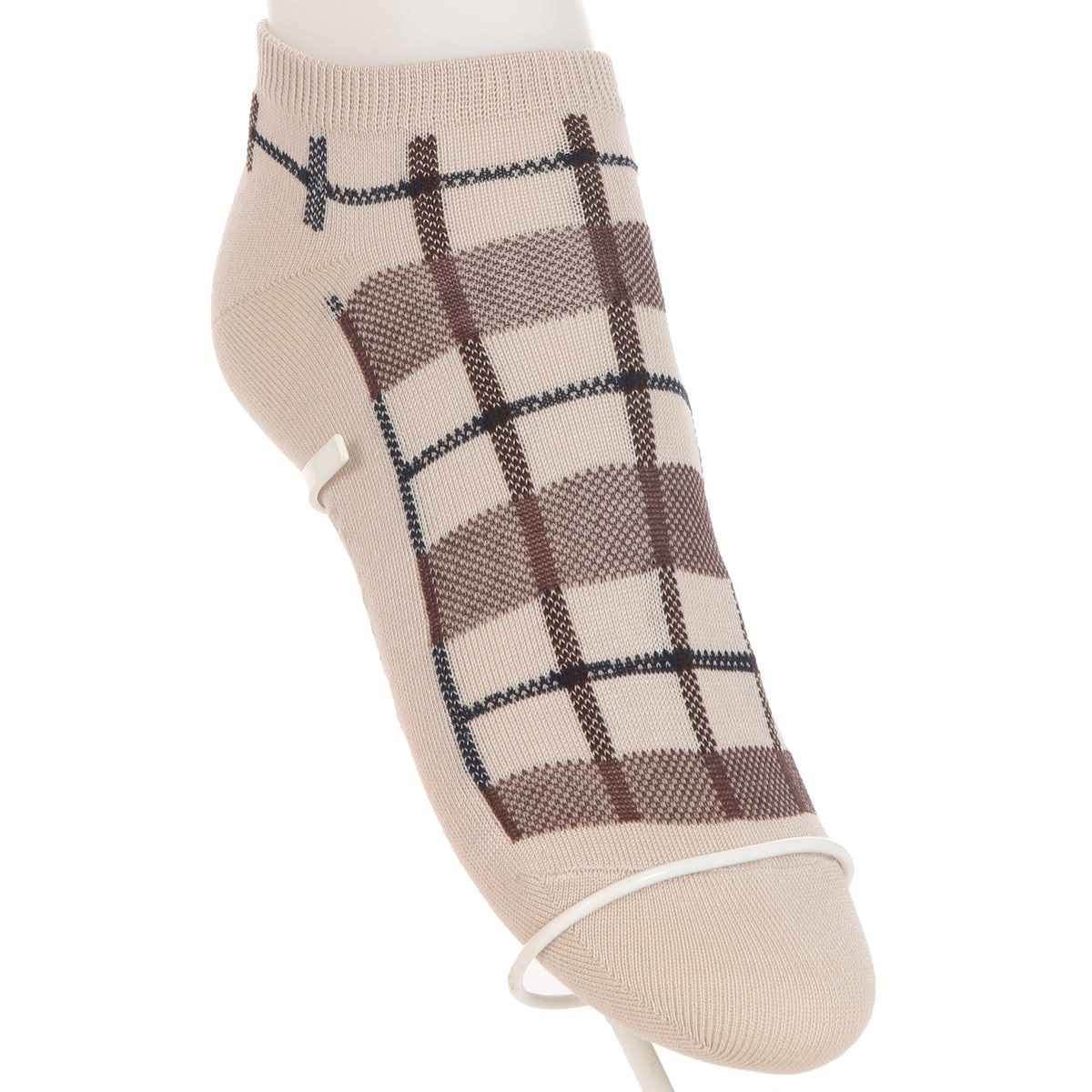 Aquascutum スニーカーソックス・くるぶしソックス チェック柄