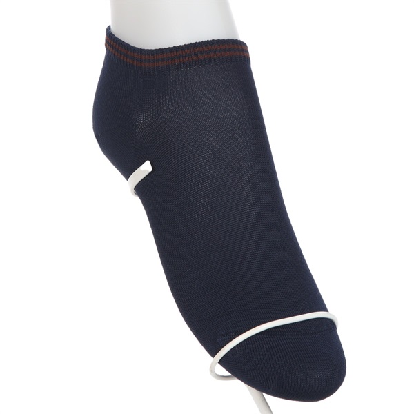 Aquascutum スニーカーソックス・くるぶしソックス 2本ライン柄