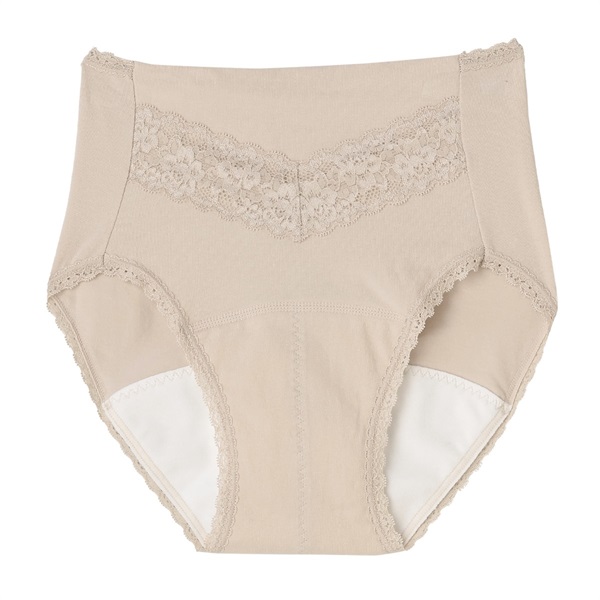 ショーツLL　スパッツ82 hanayaka 究極の無縫製吸水ショーツ Basic（日本製）