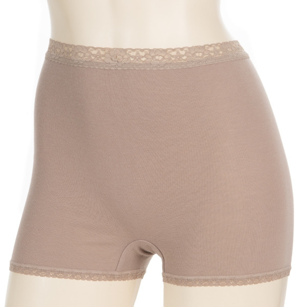 BEAUTY LINE ボクサーパンツ 綿混 フルウエスト 1分丈 2枚組 ショーツ