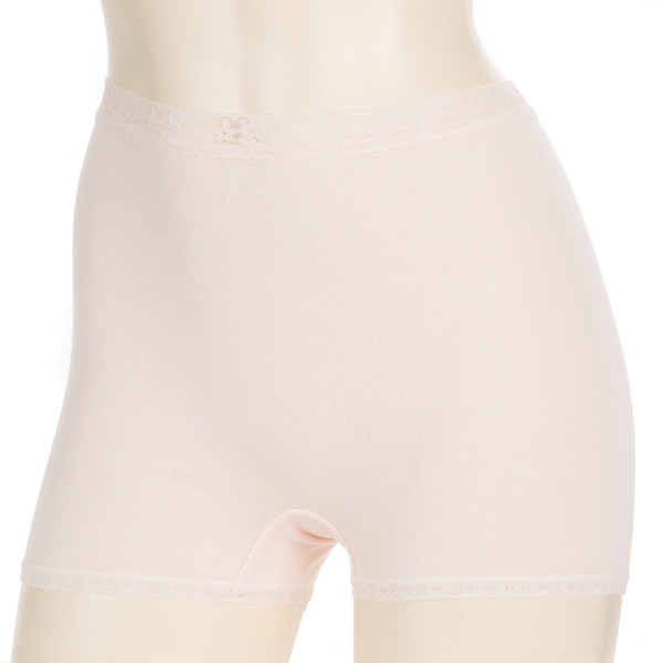 BEAUTY LINE ボクサーパンツ 綿混 フルウエスト 1分丈 2枚組 ショーツ