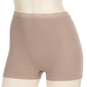 BEAUTY LINE ボクサーパンツ 綿混 フルウエスト 1分丈 2枚組 ショーツ