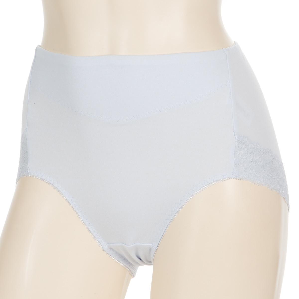 BEAUTY LINE レギュラーショーツ 綿100% ウエスト折返しバックレース