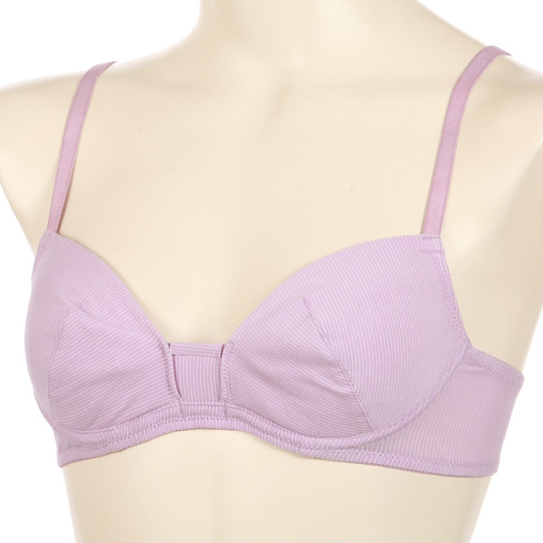 Hijuni ワイヤーブラ 【透けにくい】やさしい着け心地 L字ソフトワイヤ