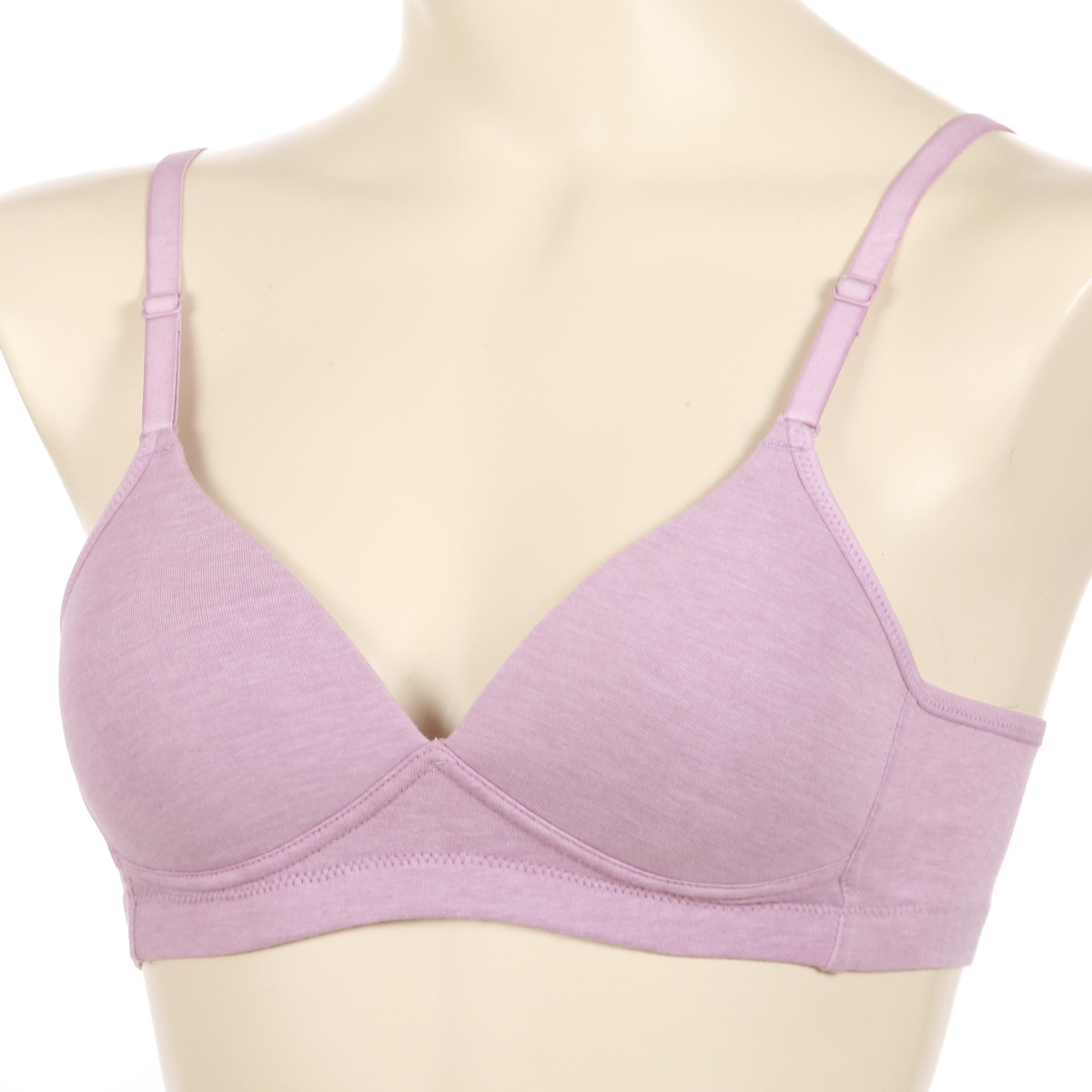 Hijuni ノンワイヤーブラ 【透けにくい】かぶりタイプ ノンワイヤ―ブラ