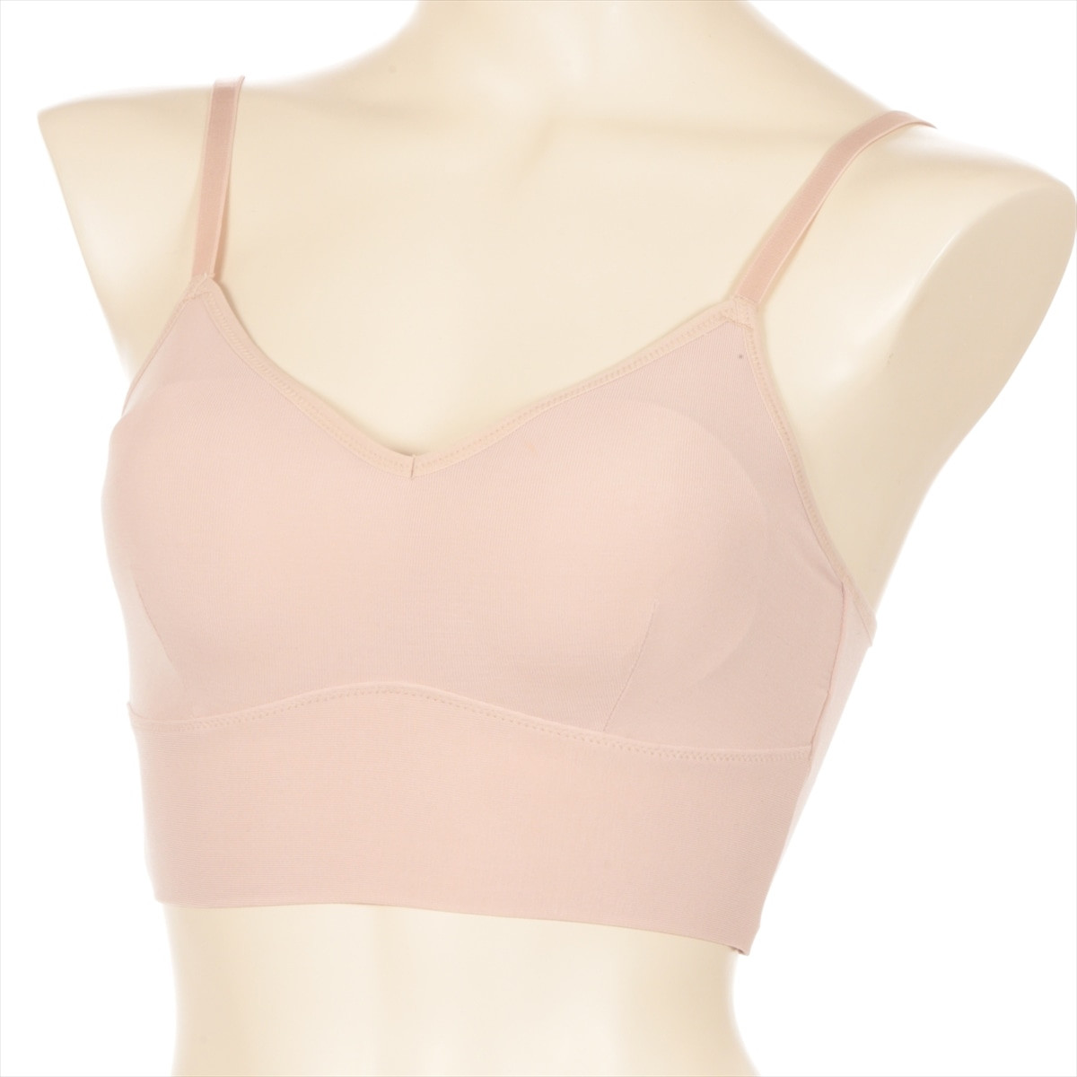 NUDE Make ノンワイヤーブラ やわらかフィット オープンバックブラ