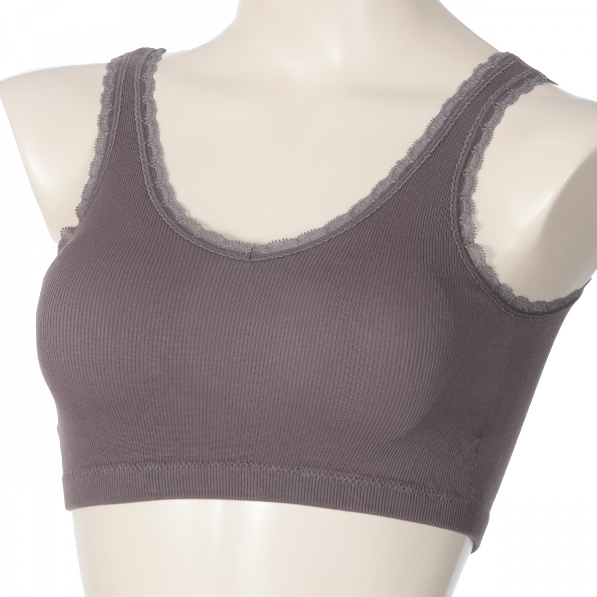 NUDE Make ノンワイヤーブラ 成型リブ ハーフトップ | Atsugi(アツギ