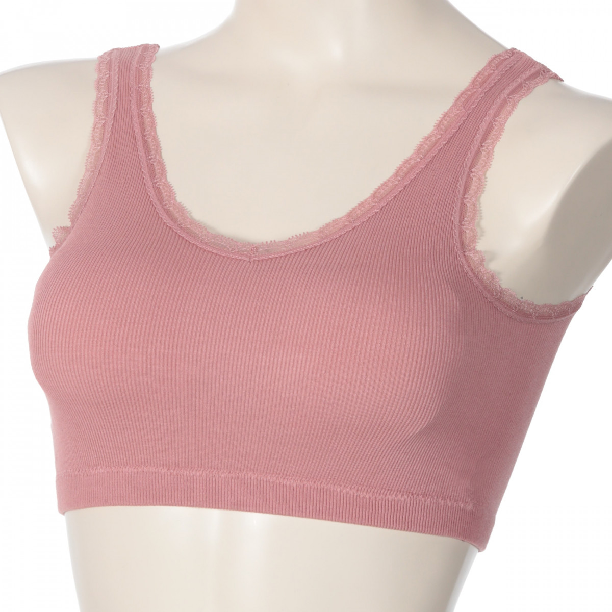 NUDE Make ノンワイヤーブラ 成型リブ ハーフトップ | Atsugi(アツギ