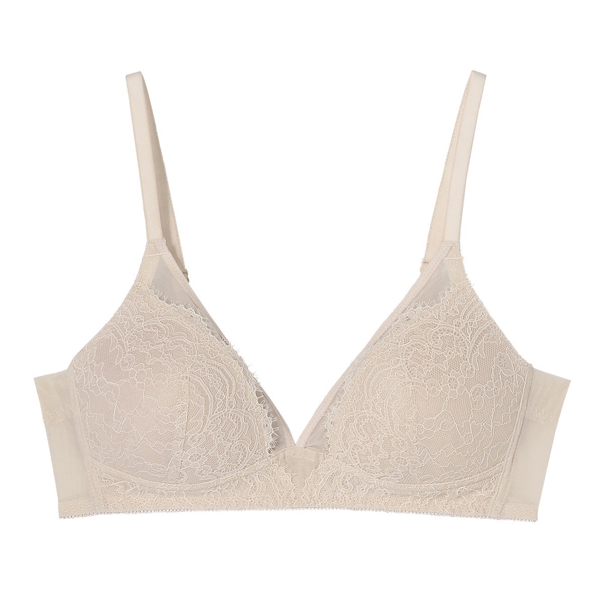 NUDE Make ノンワイヤーブラ レースシアー ノンワイヤーブラジャー NUDE Make ノンワイヤーブラ レースシアー ノンワイヤーブラジャー