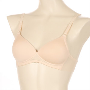 e-select ノンワイヤーブラ シームレスカップ ヘム生地 ノンワイヤー