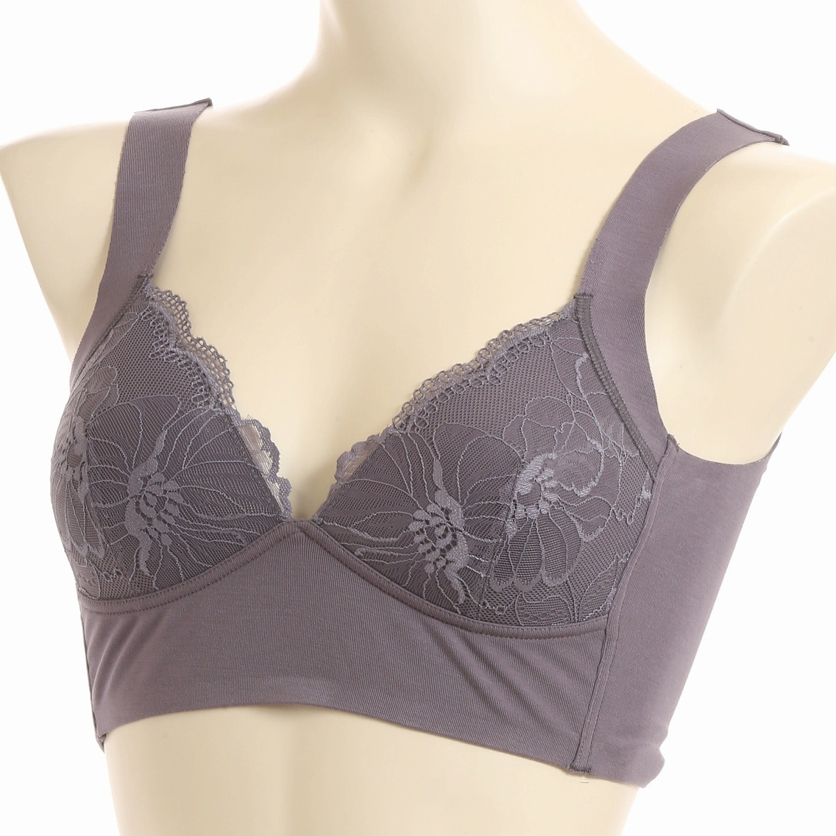 辰政 プラプラオーダー 肌包み ノンワイヤーブラ 【うらうら】テンセル90%混 シームレスカップ