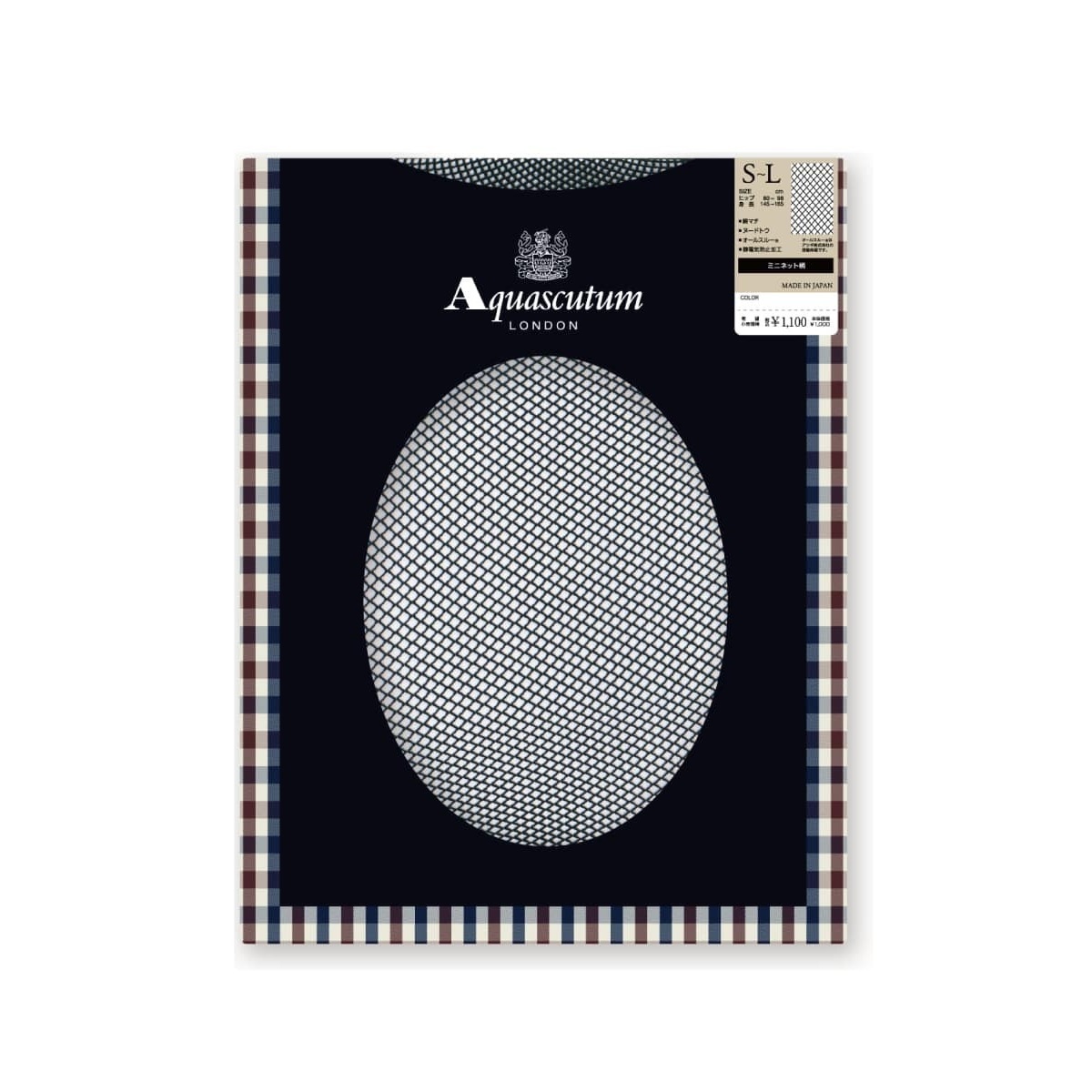 Aquascutum 柄ストッキング ミニネット柄 ストッキング | Atsugi
