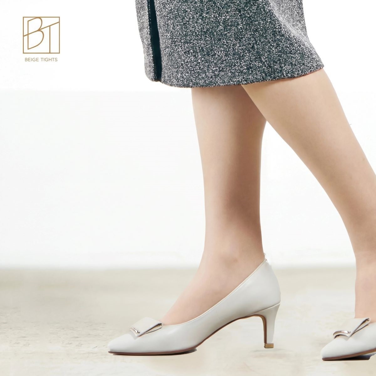 BT / ベージュタイツ ショート丈ストッキング コントロールカラー