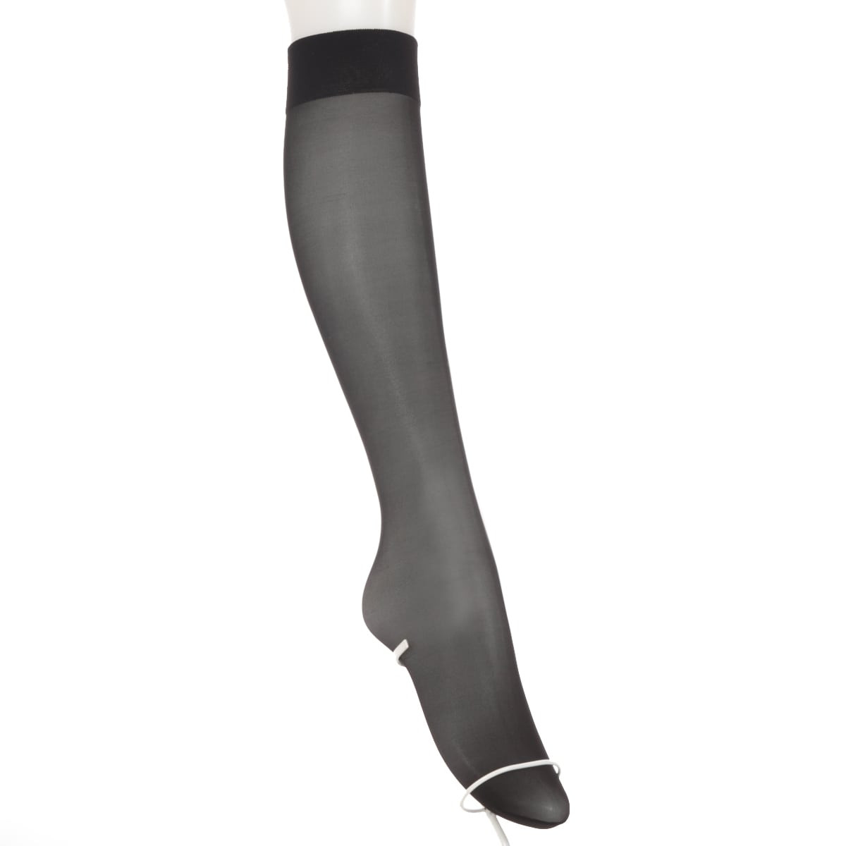 ASTIGU ショート丈ストッキング ASTIGU【黒】クールな漆黒 ひざ下丈25