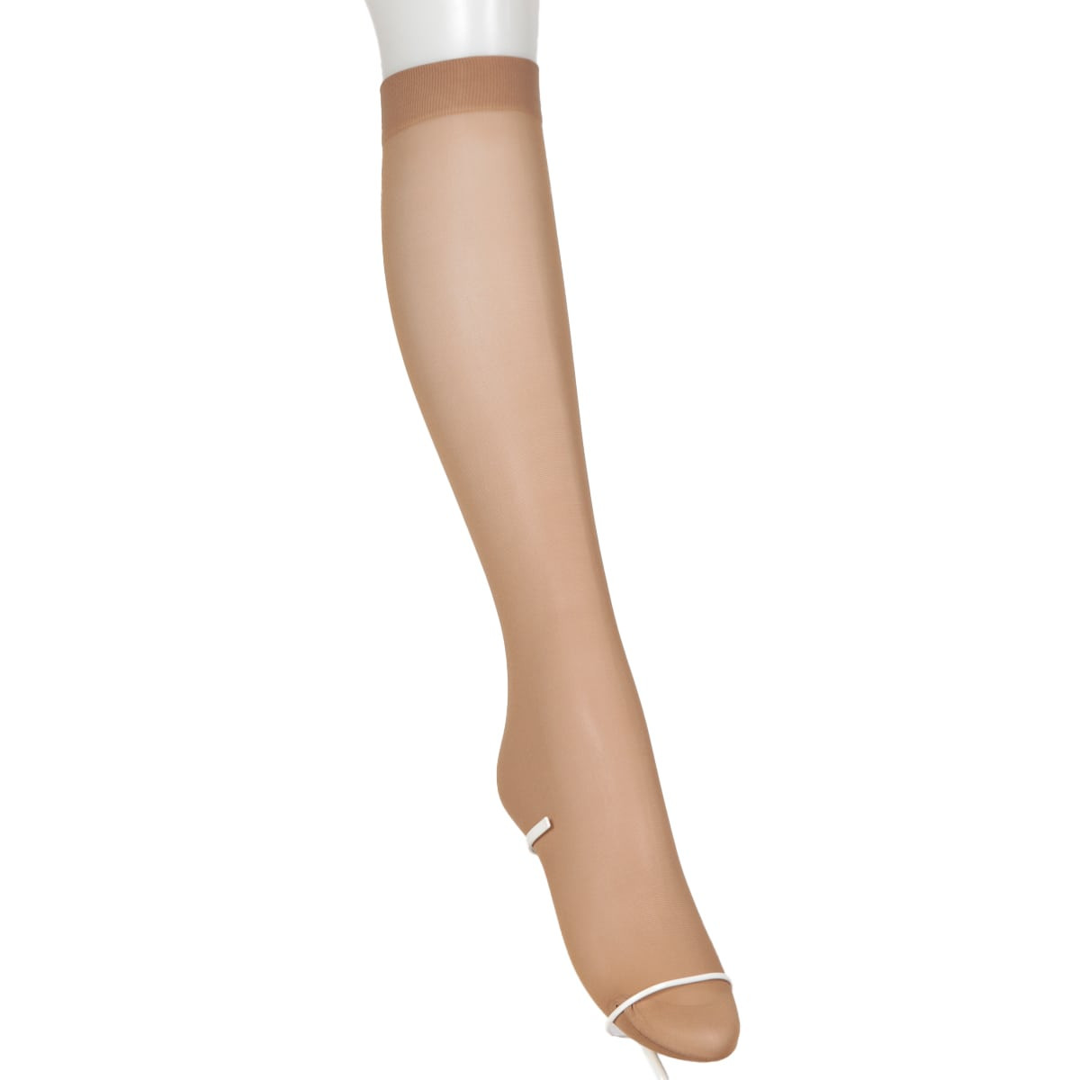 SLIM LINE ショート丈ストッキング 厚手 ひざ下丈 ストッキング