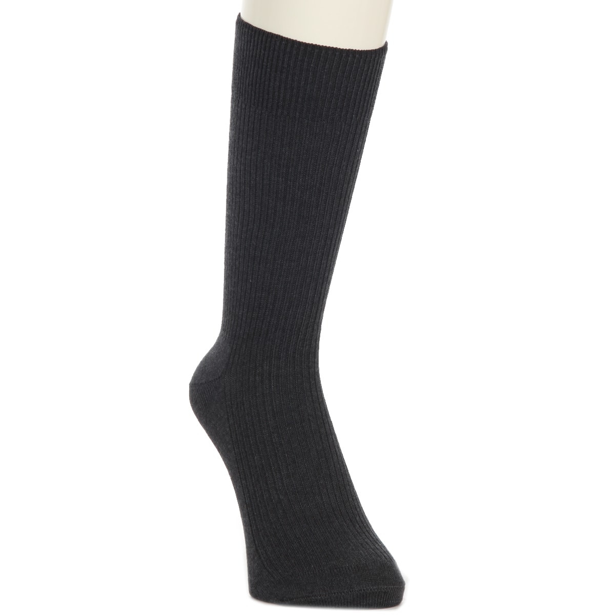 WORK-Fit クルーソックス・レギュラーソックス リブ クルー丈 ソックス