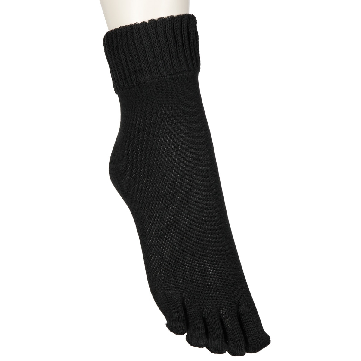 しめつけない スニーカーソックス・くるぶしソックス 5本指 ハーフミニ