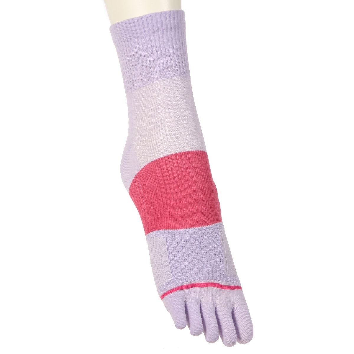 Clear Beauty Active スポーツソックス ［RUNNING］すべり止め付き 5本