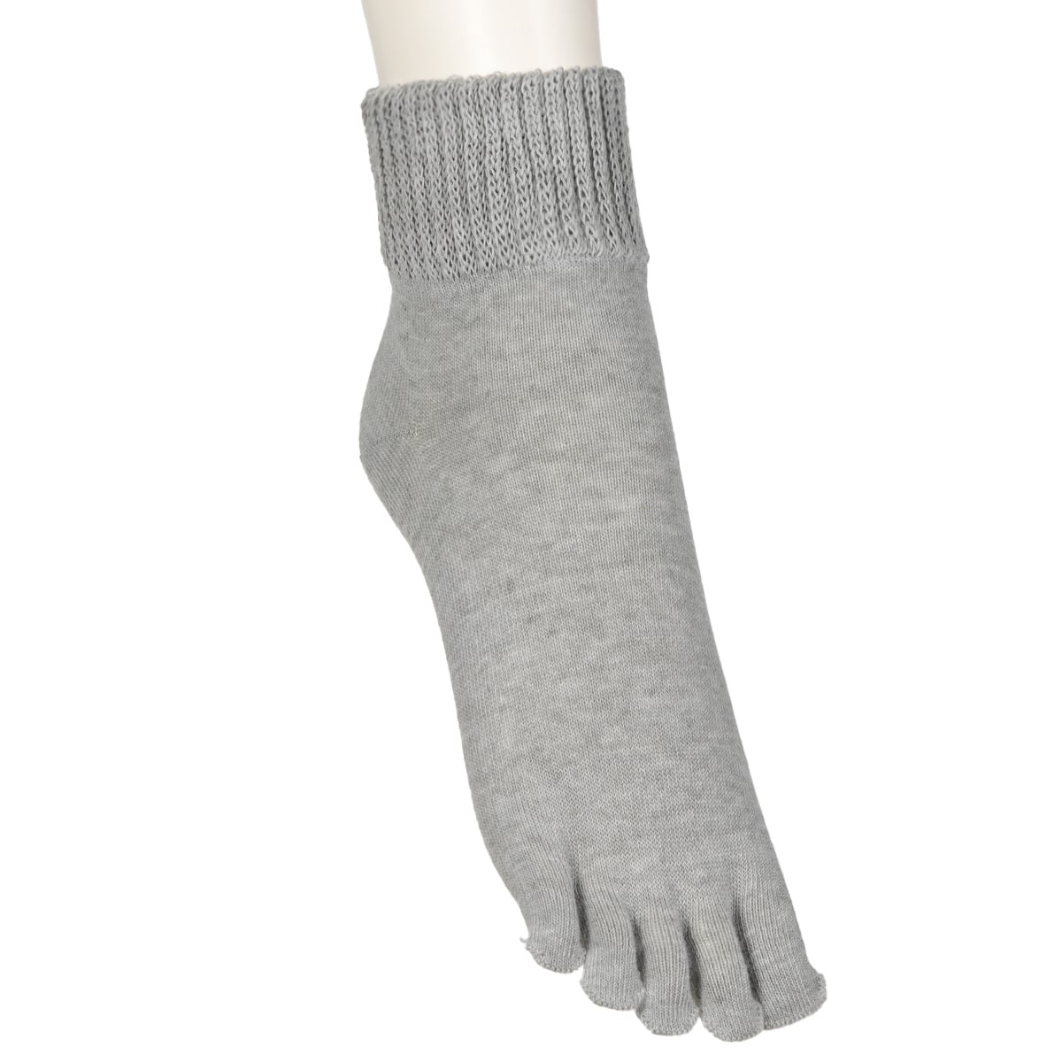 しめつけない スニーカーソックス・くるぶしソックス 5本指 ハーフミニ