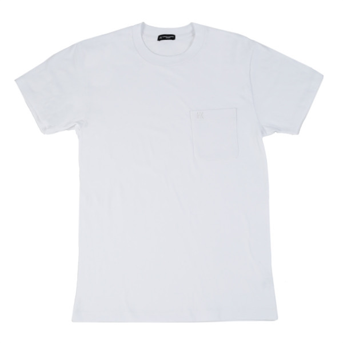 メンズインナー トップス 綿100％天竺 半袖丸首 ポケット付き Tシャツ 
