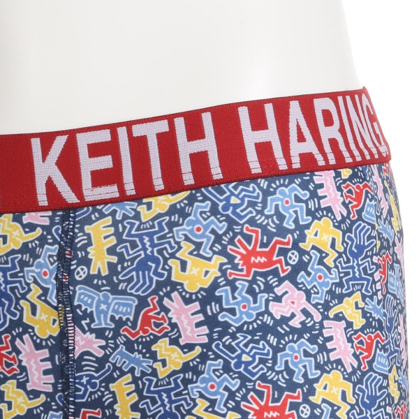 Keith Haring ボクサー 【紳士】カラフル総柄 プリントボクサーパンツ