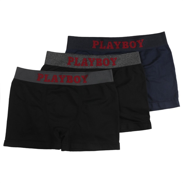 PLAY BOY ボクサー 3枚組 ナイロン混 成型ボクサーパンツ | Atsugi