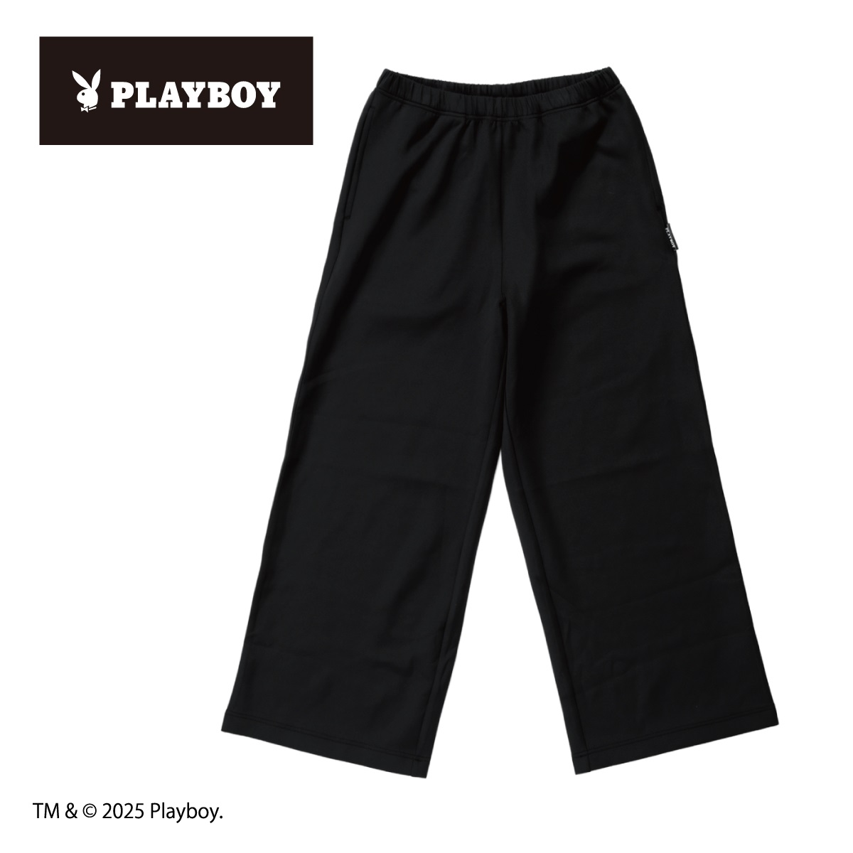 PLAYBOY Woman ルームウェア ダンボールニット ルームワイドパンツ