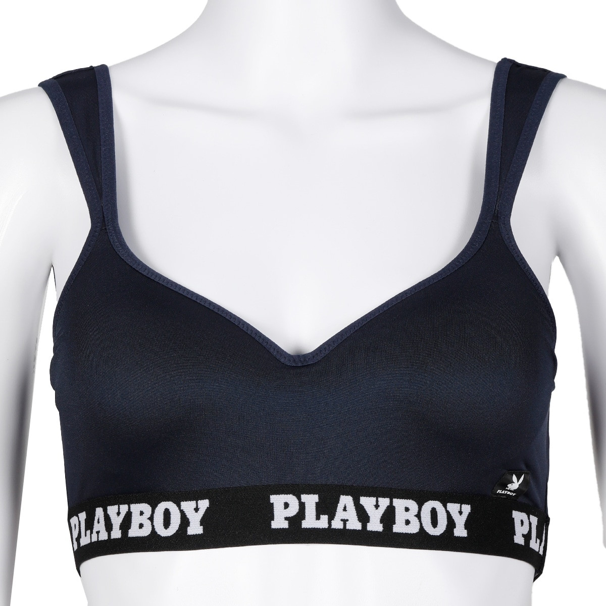 PLAY BOY ノンワイヤーブラ ポリエステルベア天 ハーフトップ | Atsugi