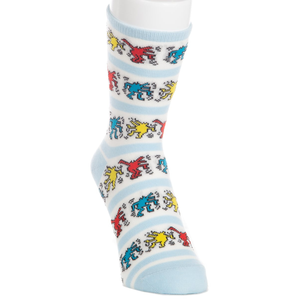 Keith Haring スクールソックス ボーダー柄 クルー丈ソックス | Atsugi