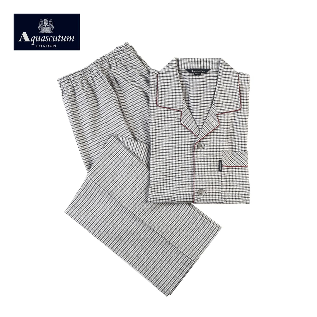 Aquascutum パジャマ テ－ラ－パジャマ ネルチェック | Atsugi(アツギ