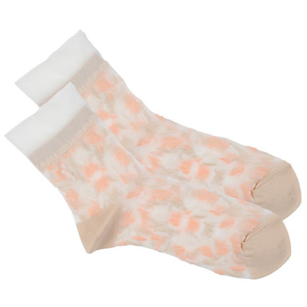 23区 クルーソックス・レギュラーソックス シアーボタニカル柄