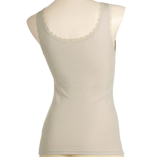 La chere カップ付きインナー ソフトカップ付き 綿混 ラン型インナー