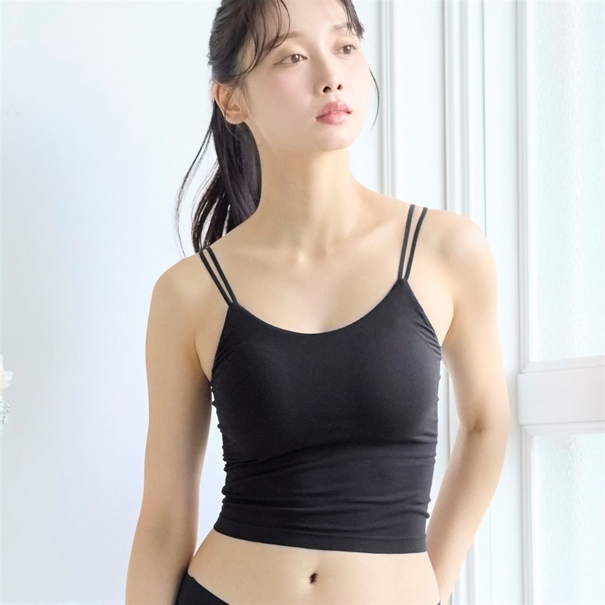 ASTIGU カップ付きインナー ［冷］カップ付 ショートキャミソール