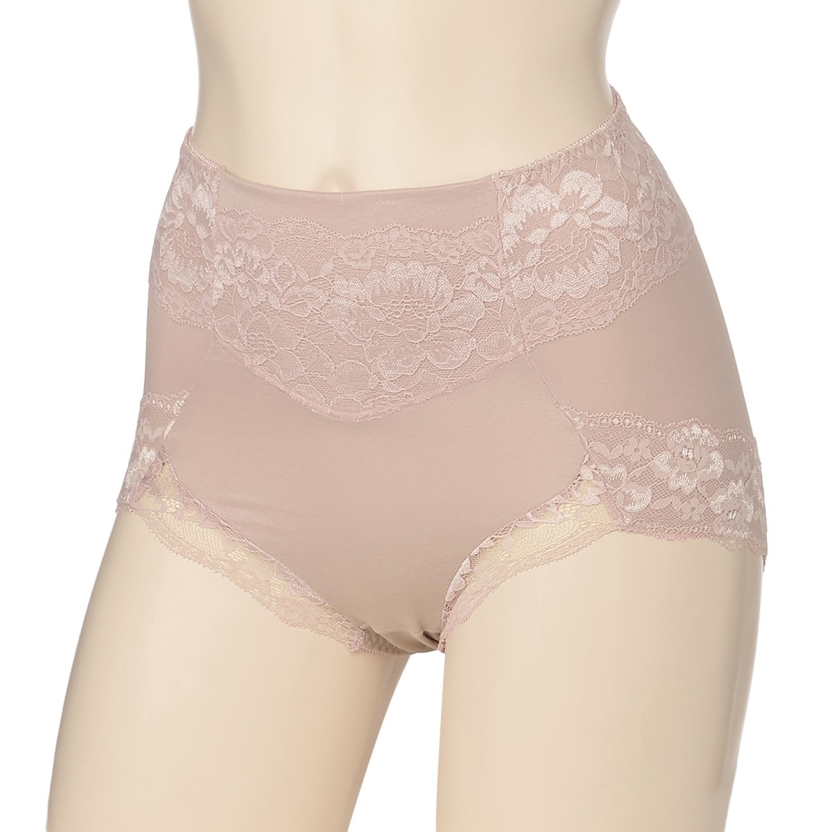 3Dカバー レギュラーショーツ 【ヒップアップ】光沢生地 深ばき