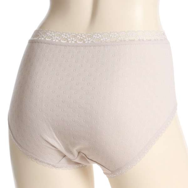 BEAUTY LINE レギュラーショーツ 綿100% フルウエスト 二重ガーゼ 2枚