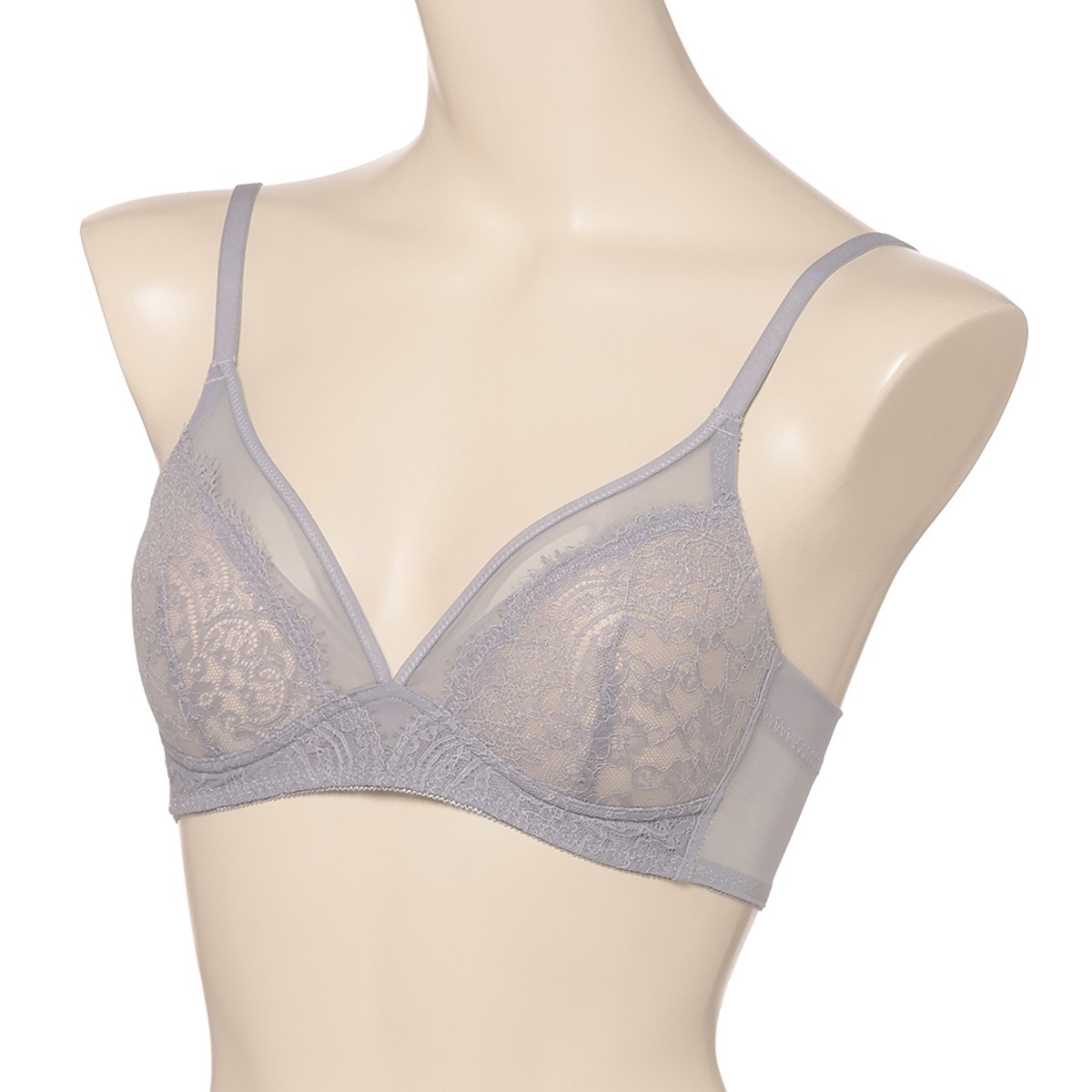 NUDE Make ノンワイヤーブラ レースシアー ノンワイヤーブラジャー NUDE Make ノンワイヤーブラ レースシアー ノンワイヤーブラジャー
