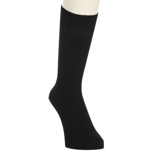 WORK-Fit クルーソックス・レギュラーソックス 綿100% クルー丈 リブ