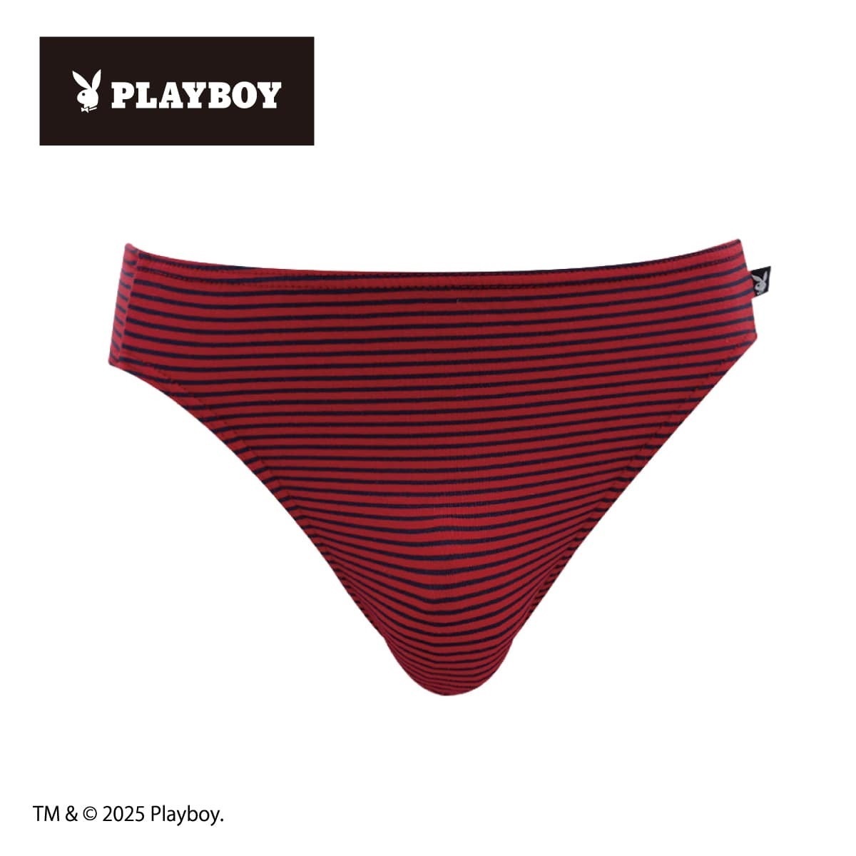 PLAY BOY Tバック・ビキニ メンズ ミニビキニ ボーダー TCベア天