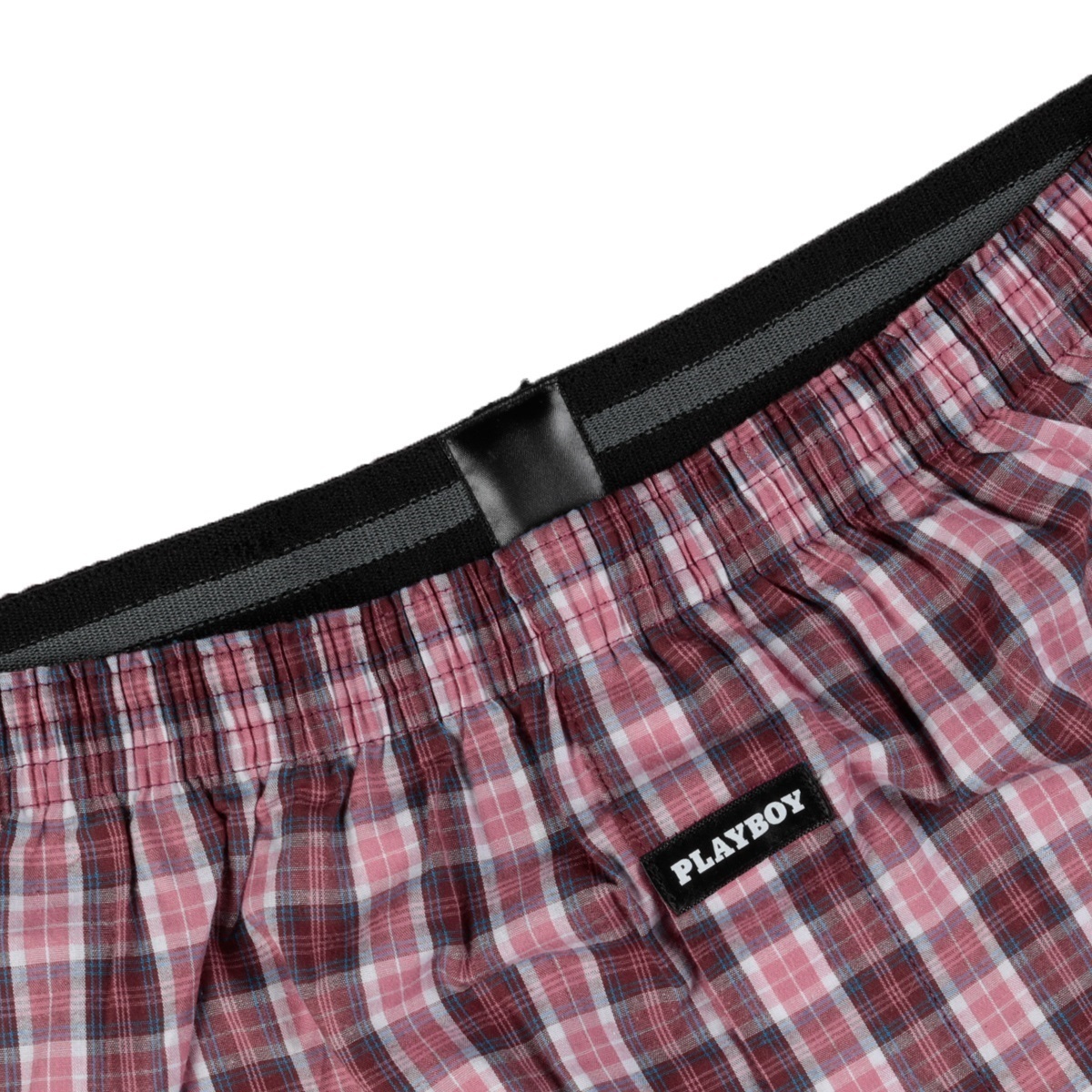 PLAY BOY ボクサー 2枚組 綿100％トランクス 先染めチェック | Atsugi
