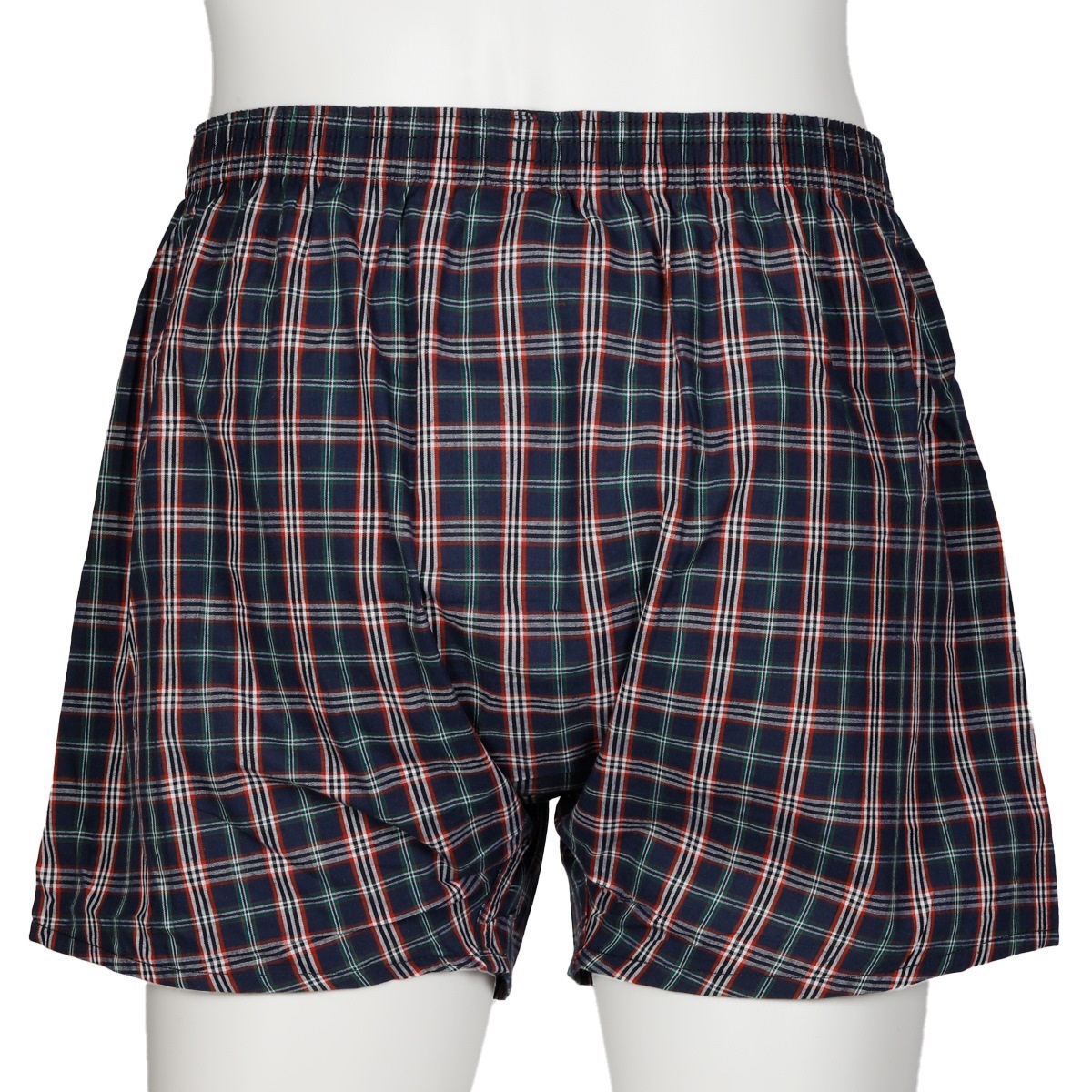 マイマイ様　黒4 白2 PLAY BOY ボクサー 2枚組 綿100％トランクス 先染めチェック | Atsugi