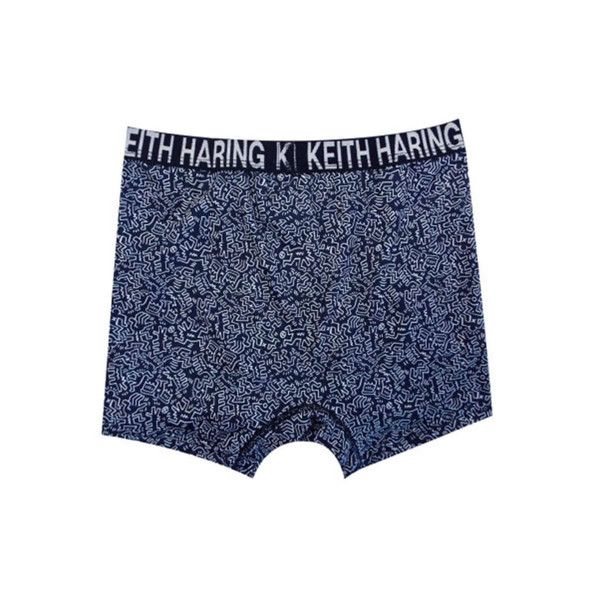 Keith Haring ボクサー ［男児用］2枚組 プリントボクサーパンツ