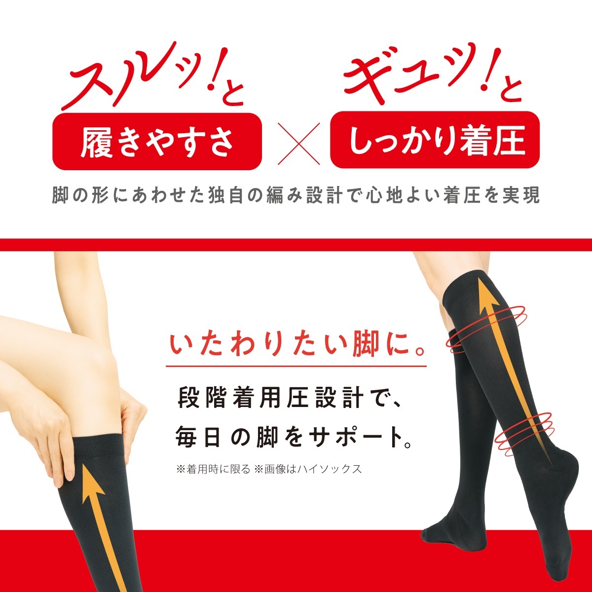 Atsugi Medical 着圧ストッキング 着圧ストッキング 足首18hPa