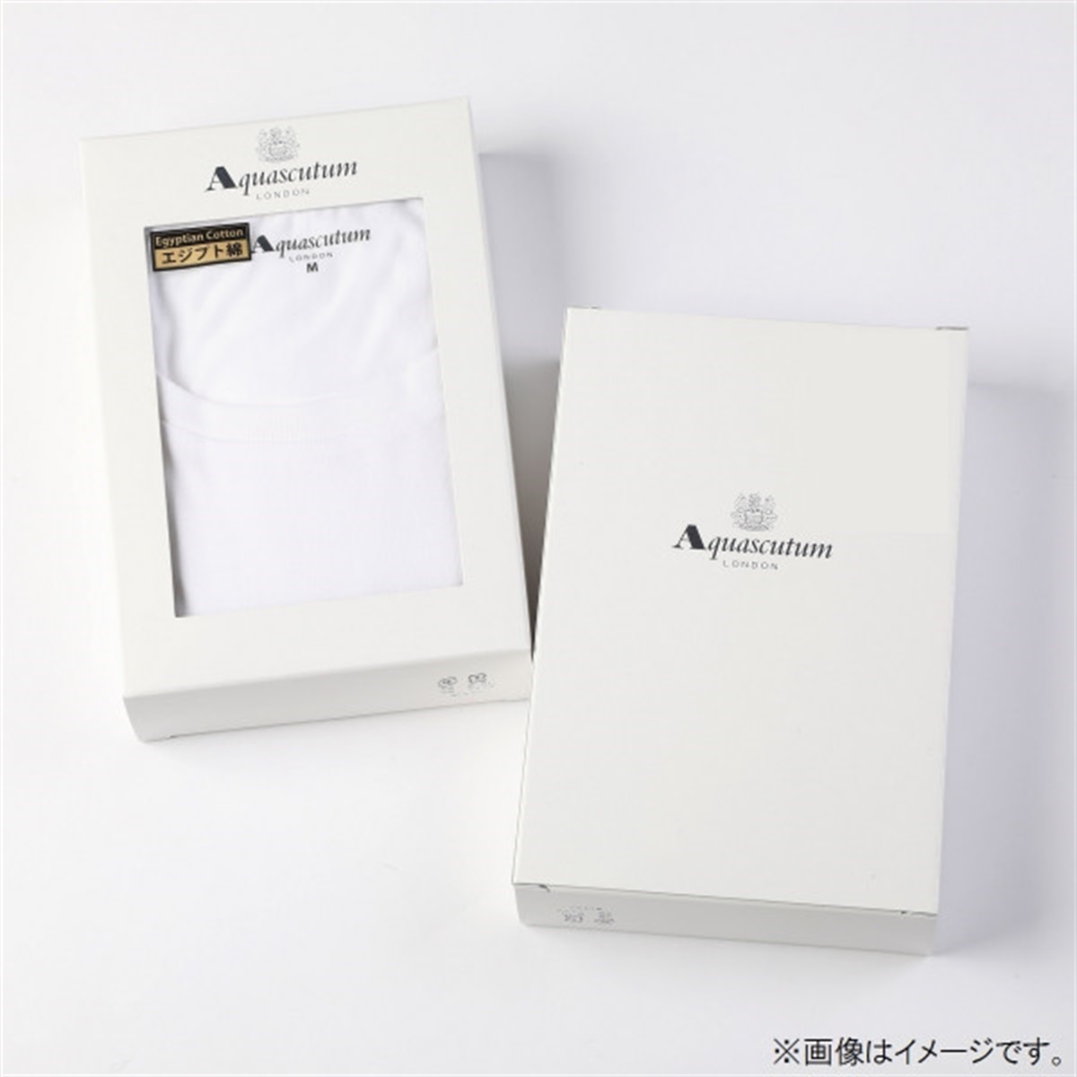Aquascutum トップス エジプト綿 天竺VネックTシャツ メンズ | Atsugi