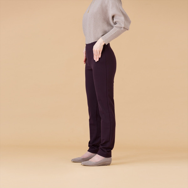 ARIKI ボトムス・レギンスパンツ キュプラ入り 裏起毛 スリムパンツ