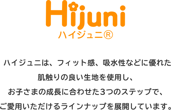 【Hijuni】女の子の成長ステップに合わせたブラ