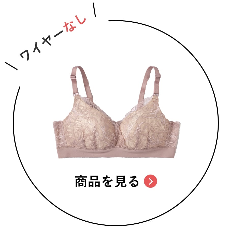 盛れるブラワイヤーなし 商品を見る